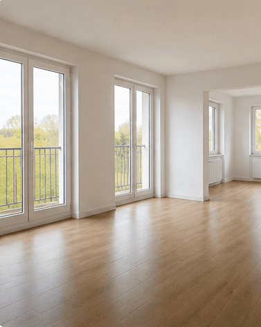Appartement vidé proprement