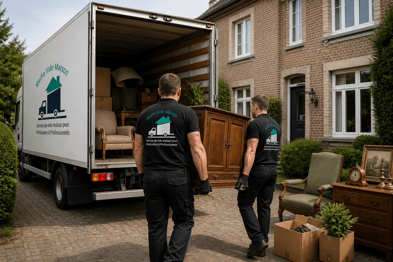 Vide maison à Asse avec rachat d'objets de valeur