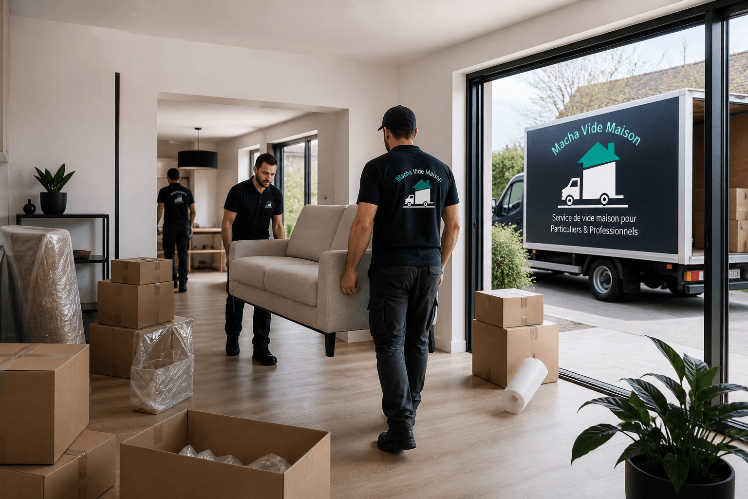 Vide maison dans le Brabant wallon avec rachat d'objets de valeur