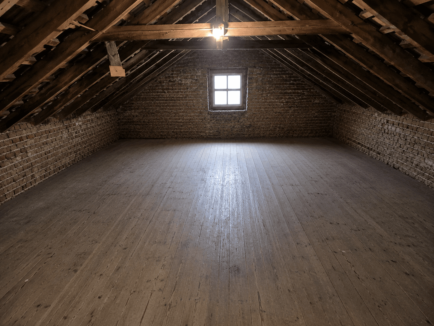 Attic cleared and tidied after