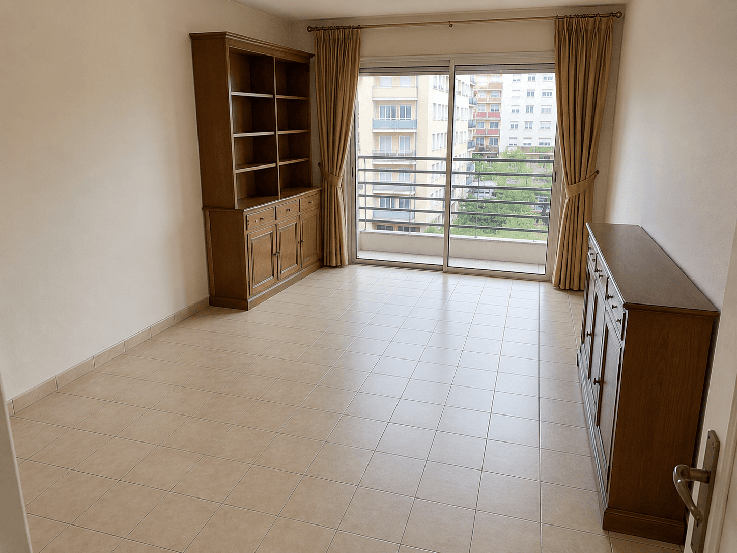 Apartment prepared for sale after