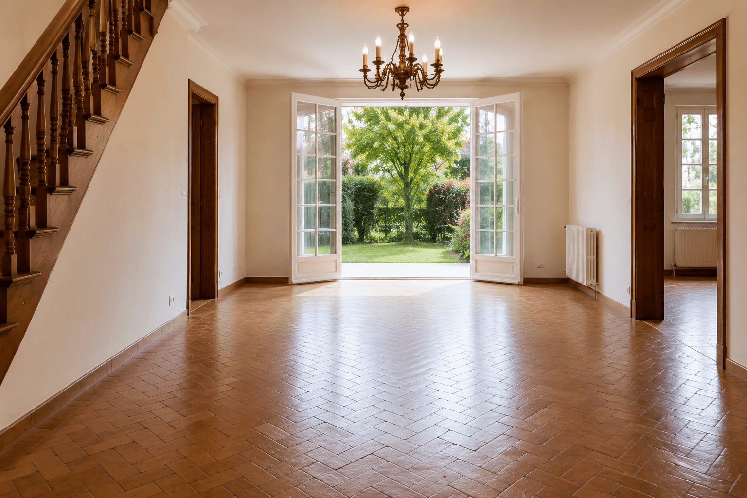 Intérieur propre après débarras